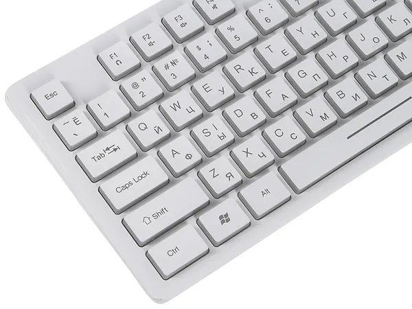 Фото - Клавіатура дротова REAL-EL Comfort 7070 White USB