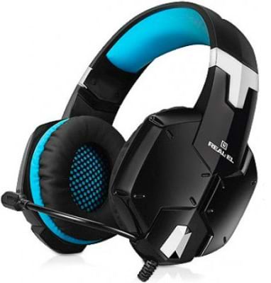 Фото - Гарнитура проводная игровая REAL-EL GDX-7500 Black-Blue