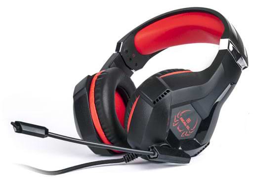 Фото - Гарнітура дротова ігрова REAL-EL GDX-7575 Black/Red