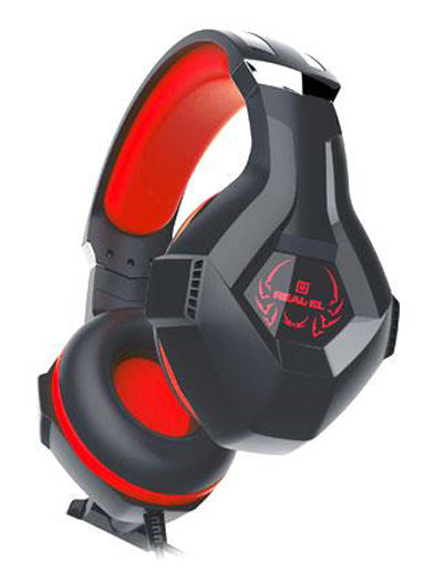 Фото - Гарнітура дротова ігрова REAL-EL GDX-7575 Black/Red