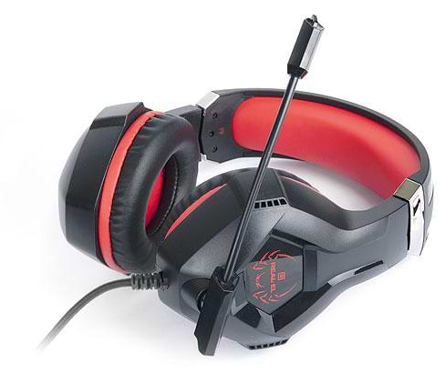 Фото - Гарнітура дротова ігрова REAL-EL GDX-7575 Black/Red