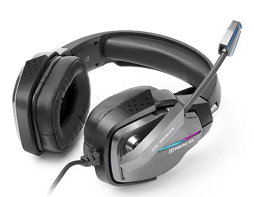 Фото - Гарнитура проводная игровая REAL-EL GDX-7680 Black
