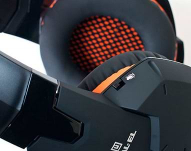 Фото - Гарнитура проводная игровая REAL-EL GDX-7700 Surround 7.1 Black-Orange