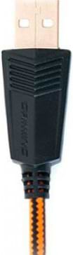 Фото - Гарнитура проводная игровая REAL-EL GDX-7700 Surround 7.1 Black-Orange