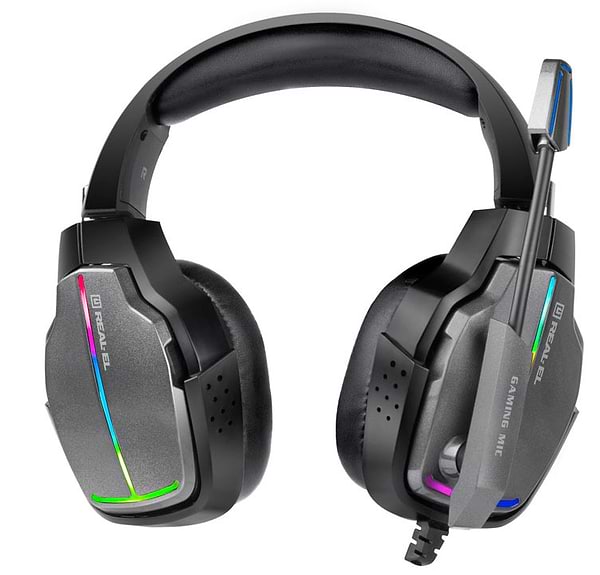 Фото - Гарнітура дротова ігрова REAL-EL GDX-7780 Black