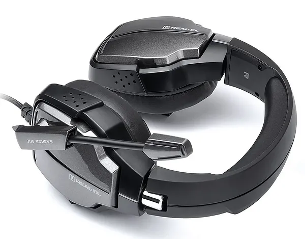 Фото - Гарнітура дротова ігрова REAL-EL GDX-7780 Black
