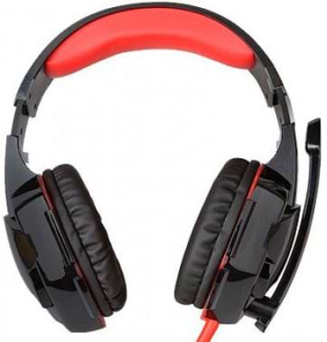 Фото - Гарнитура проводная игровая REAL-EL GDX-8000 Vibration Surround 7.1 BackLit Black-Red
