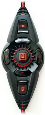 Фото - Гарнитура проводная игровая REAL-EL GDX-8000 Vibration Surround 7.1 BackLit Black-Red
