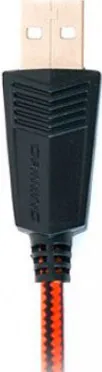 Фото - Гарнитура проводная игровая REAL-EL GDX-8000 Vibration Surround 7.1 BackLit Black-Red