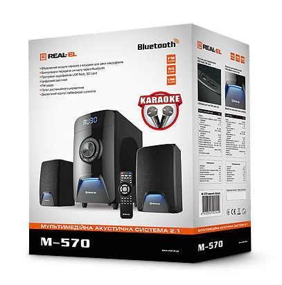 Фото - Компьютерная акустика 2.1 REAL-EL M-570