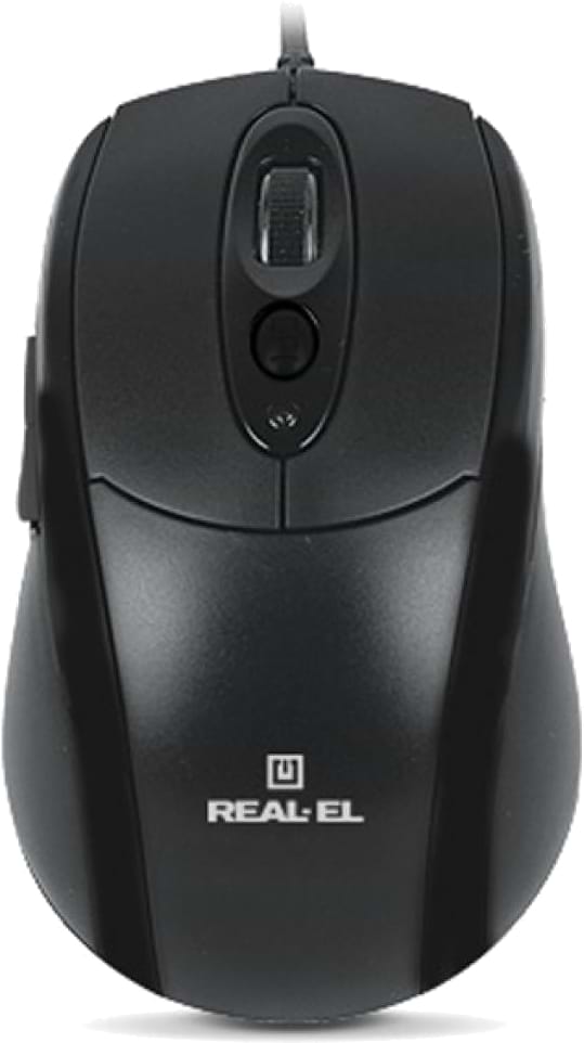Фото - Мышь проводная REAL-EL RM-290 USB Black