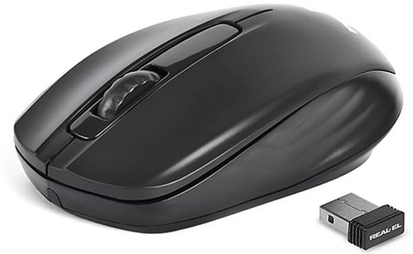 Фото - Миша бездротова REAL-EL RM-301 Black USB