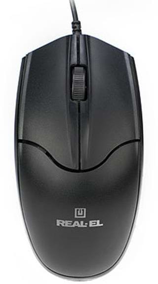 Фото - Мышь проводная REAL-EL RM-410 Silent Black USB