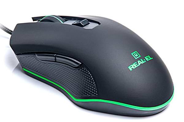 Фото - Мышь проводная игровая REAL-EL RM-550 Black USB