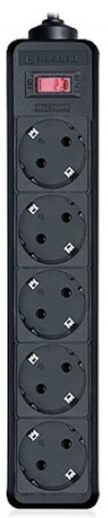 Фото - Сетевой фильтр REAL-EL RS-PROTECT (5 роз, 3 м), 10А Фото - Сетевой фильтр REAL-EL RS-PROTECT (5 роз, 3 м), 10А