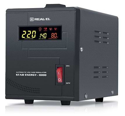 Фото - Стабілізатор напруги REAL-EL STAB ENERGY-1000