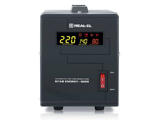 Фото - Стабілізатор напруги REAL-EL STAB ENERGY-1000