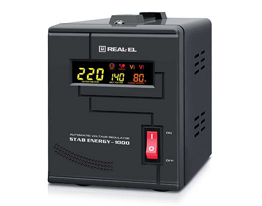 Фото - Стабілізатор напруги REAL-EL STAB ENERGY-1000