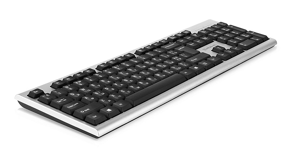 Фото - Клавіатура дротова REAL-EL Standard 507 Silver USB