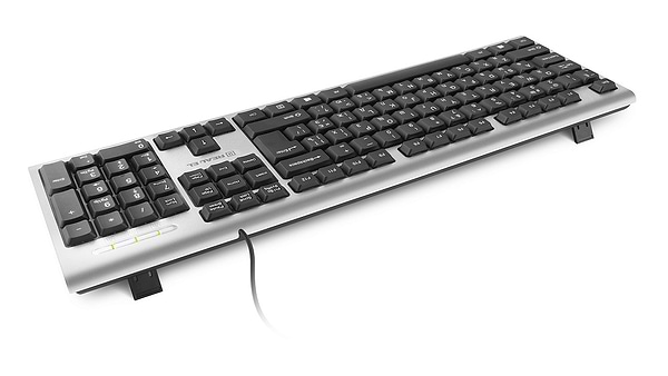 Фото - Клавіатура дротова REAL-EL Standard 507 Silver USB
