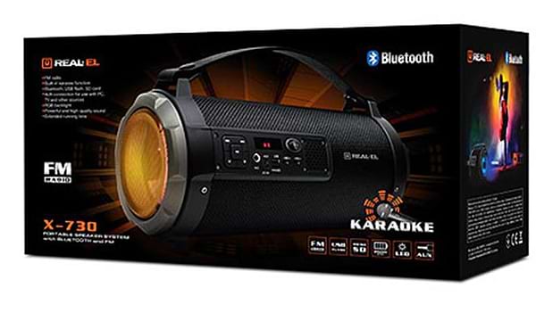 Фото - Портативна акустика REAL-EL X-730 Black