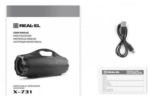 Фото - Акустична система REAL-EL X-731 Black