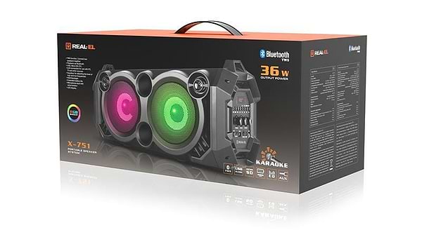 Фото - Акустична система REAL-EL X-751 Black