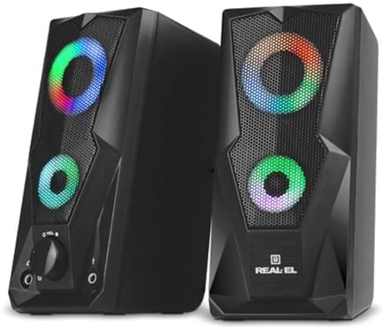 Фото - Комп'ютерна акустика компактна 2.0 REAL-EL S-111 Black