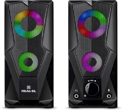 Фото - Комп'ютерна акустика компактна 2.0 REAL-EL S-111 Black