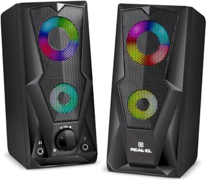 Фото - Комп'ютерна акустика компактна 2.0 REAL-EL S-111 Black