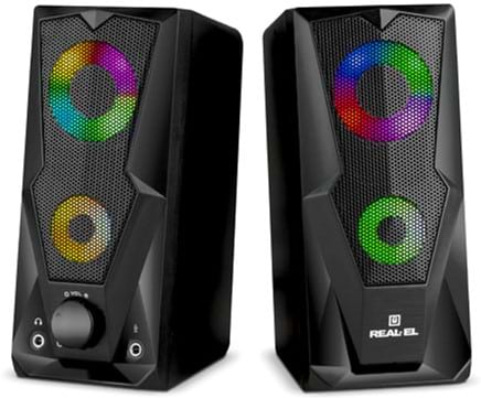 Фото - Комп'ютерна акустика компактна 2.0 REAL-EL S-111 Black