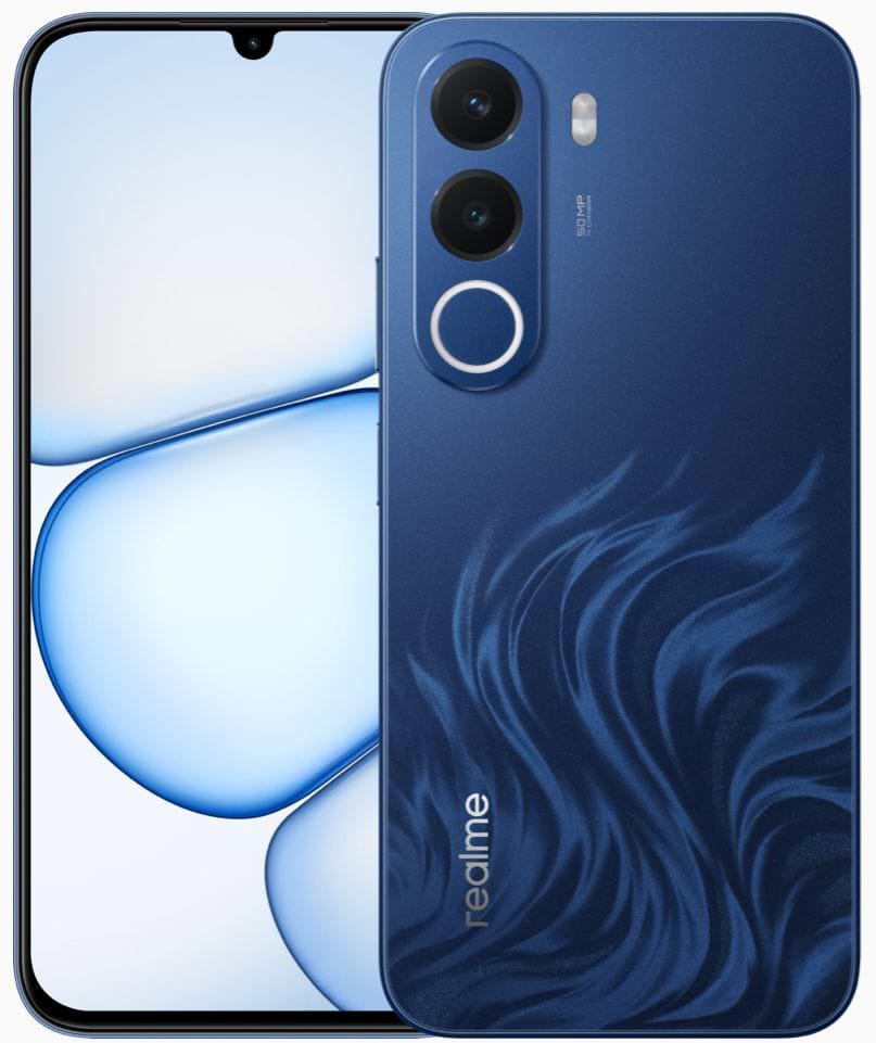 Смартфон realme C100X 4/128Gb Deepblue Tides