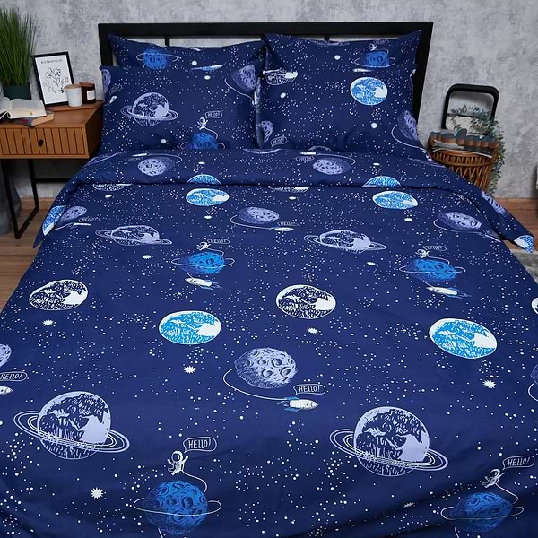 Фото - Пододеяльник двуспальный евро Moon&Star Premium Cosmic Dreams King Size 220x240 см (MS-870000834)