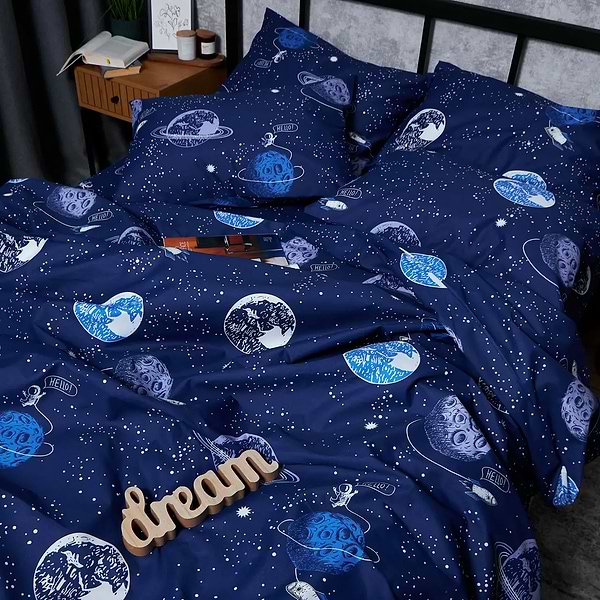 Фото - Пододеяльник двуспальный евро Moon&Star Premium Cosmic Dreams King Size 220x240 см (MS-870000834)