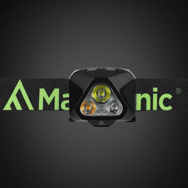 Фото - Фонарь налобный Mactronic Illuma LED USB Type-C (AHL0081)