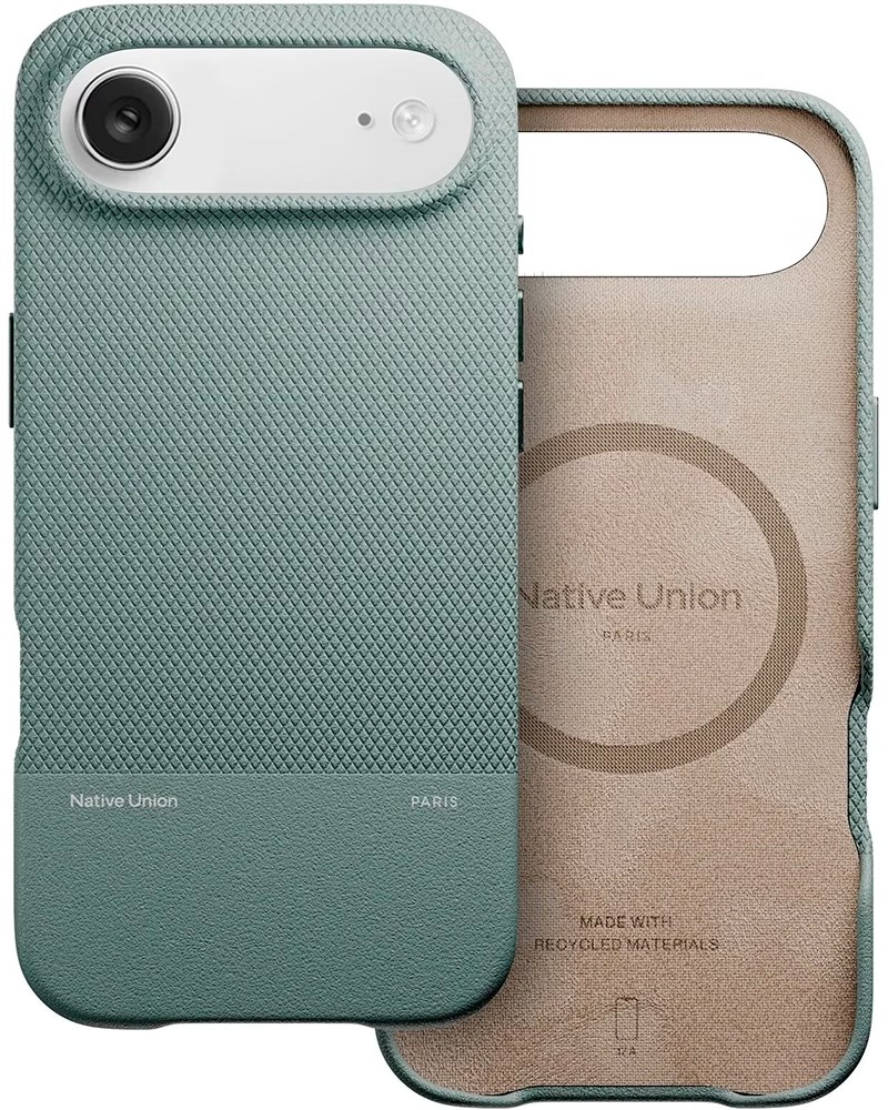 Чохол для смартфону Native Union Classic Case Slate Green for iPhone Air (RECLA-GRN-NP25A) - Фото 1