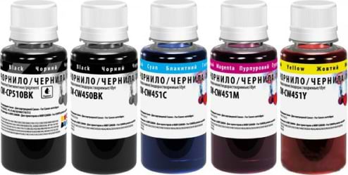 Чернила Colorway Canon PGI-470/CLI-471 5х100 мл BP/BK/С/M/Y (CW-CW470/CW471SET01P)