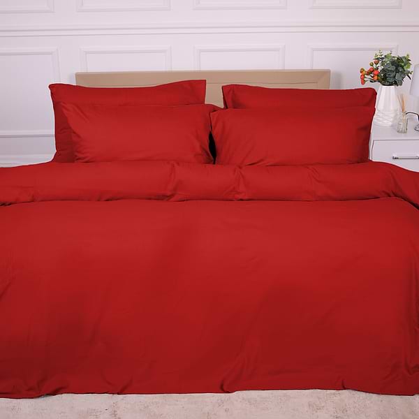 Фото - Простынь двуспальная MirSon Фланель 009 Red 180x190 см (2200009651960)