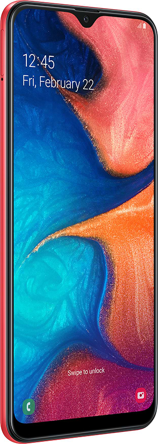 Фото - Смартфон Samsung Galaxy A20 3/32Gb Red (SM-A205FZRV)