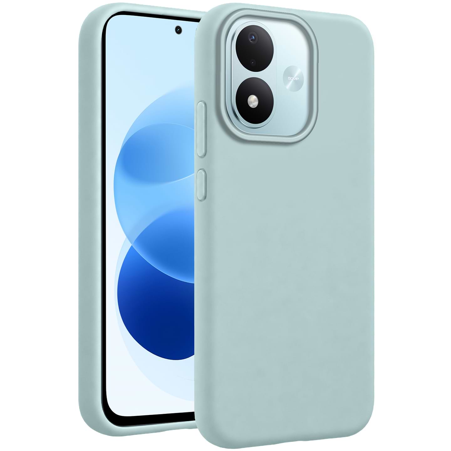 Чехол для смартфона MAKE Silicone for Xiaomi Redmi Note 17, Sky Teal (MCL-XRN17ST)