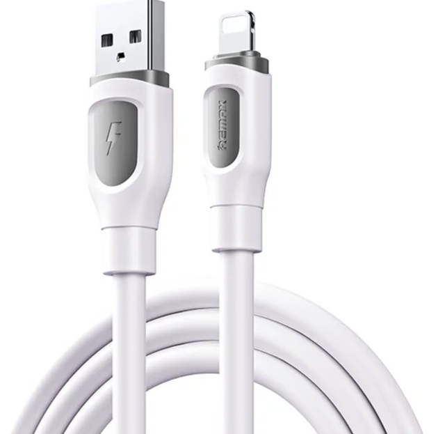Кабель Remax Ruinay Series 2.4A Fast Charging Data Cable 1M RC-C113 A-L-White (6954851219569)