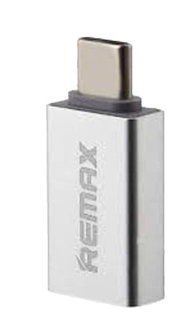 Фото - Переходник Remax OTG USB to Type C Silver (RA-OTG1)