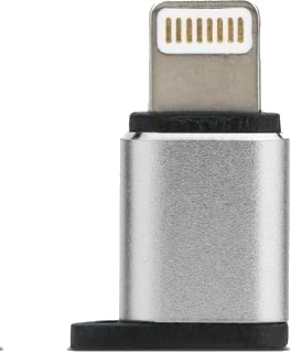 Фото - Переходник Remax Visual MicroUSB to Lightning Silver (RA-USB2-SILVER)