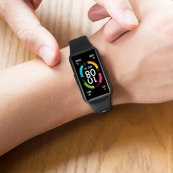 Фото - Ремінець для фітнес-браслету BeCover Vents Style for Xiaomi Redmi Smart Band 2 Black-White (709425)