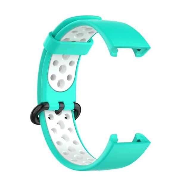 Ремешок для фитнес-браслета BeCover Vents Style for Xiaomi Redmi Smart Band 2 Turquoise-White (709428) - Фото 1