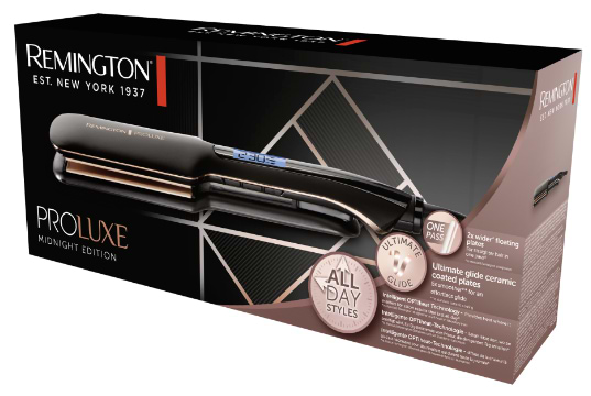 Фото - Выпрямитель волос Remington S9150B PROluxe Midnight Wide Plate Straightener