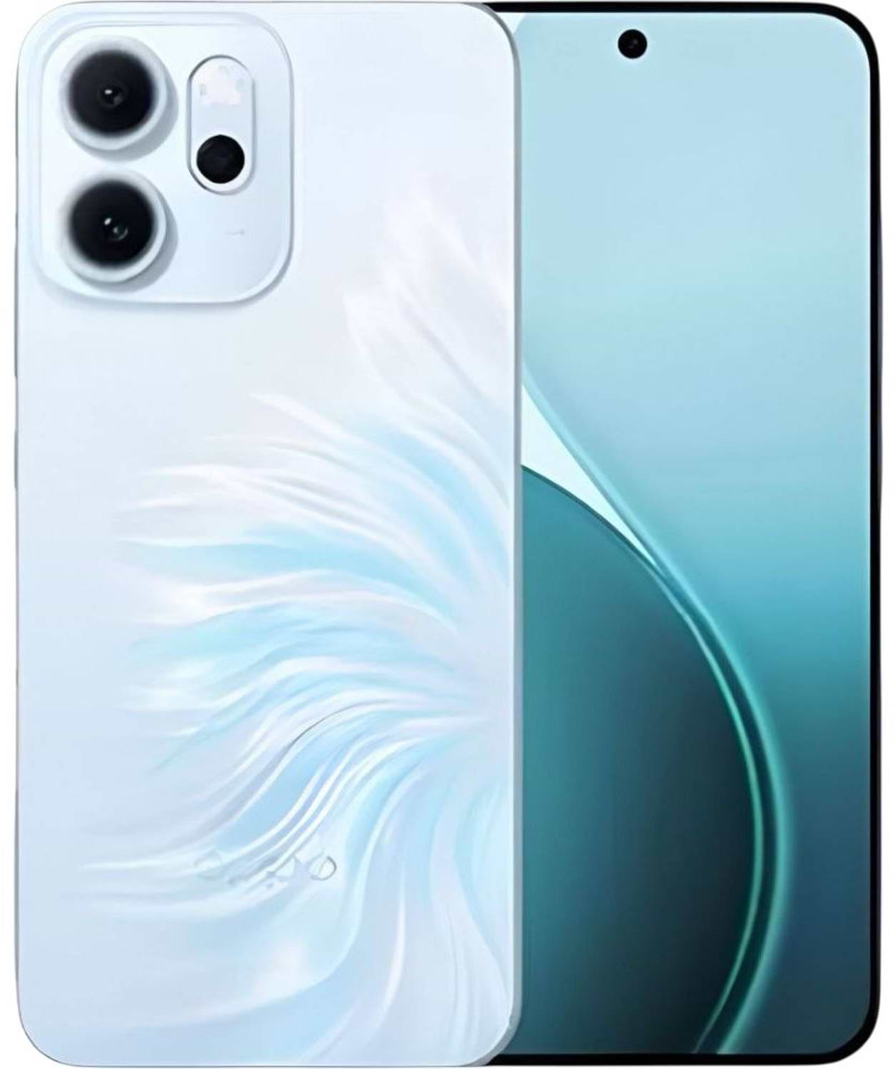Смартфон OPPO Reno 14 F 5G 8/256Gb Opal Blue - Фото 1