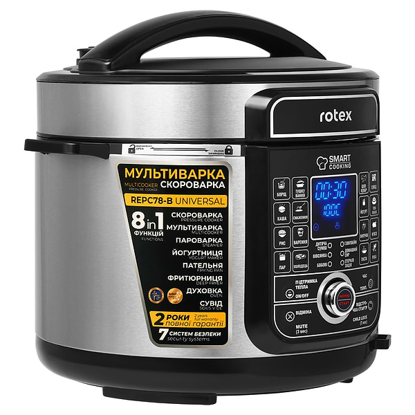 Фото - Мультиварка-скороварка Rotex REPC78-B Universal