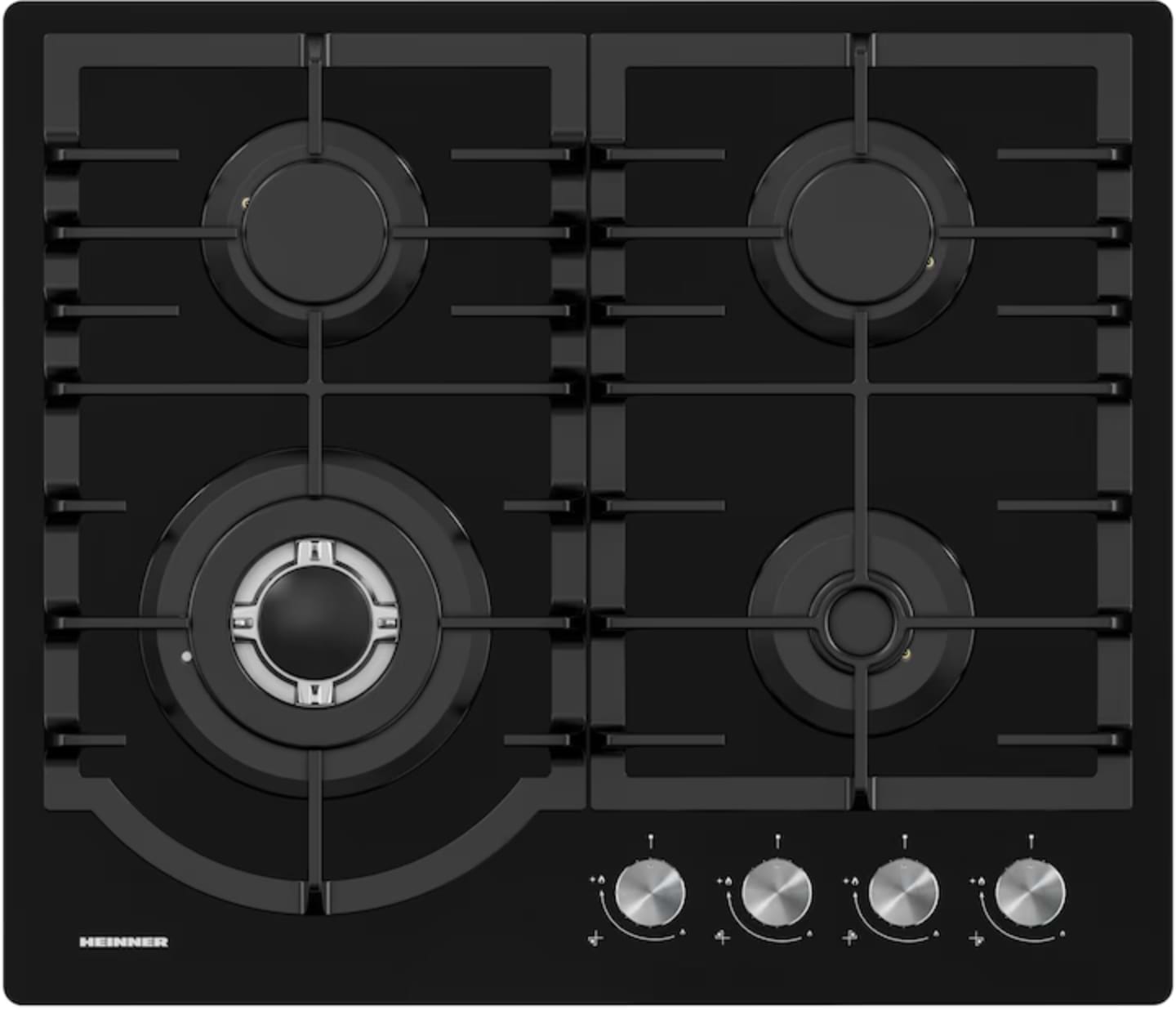 Купить Варочная панель газовая Heinner HBH-M447IWFGBK - Фото 1 Варочная панель газовая Heinner HBH-M447IWFGBK - Фото 1