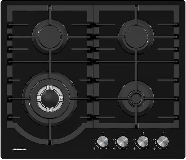 Фото - Варочная панель газовая Heinner HBH-M447IWFGBK Фото - Варочная панель газовая Heinner HBH-M447IWFGBK